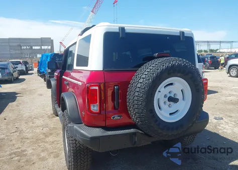 2025 Ford Bronco Heritage Edition из США, поврежденный, VIN 1FMEE4DPXSLA56580